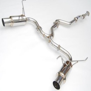 Invidia Dual N1 Single Layer SS Tipped Cat-back Exhaust STi